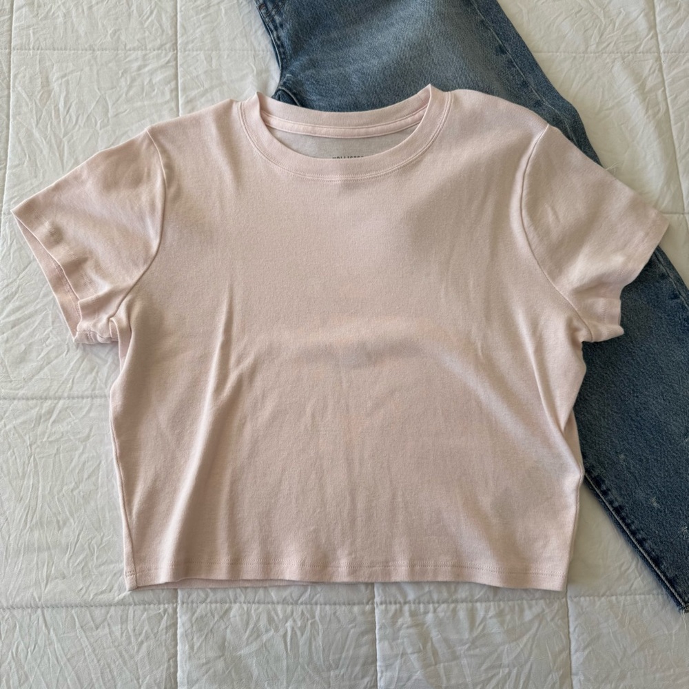 Hollister Light Pink Crewneck Sweatshirt Size XL - Picture 2 of 2